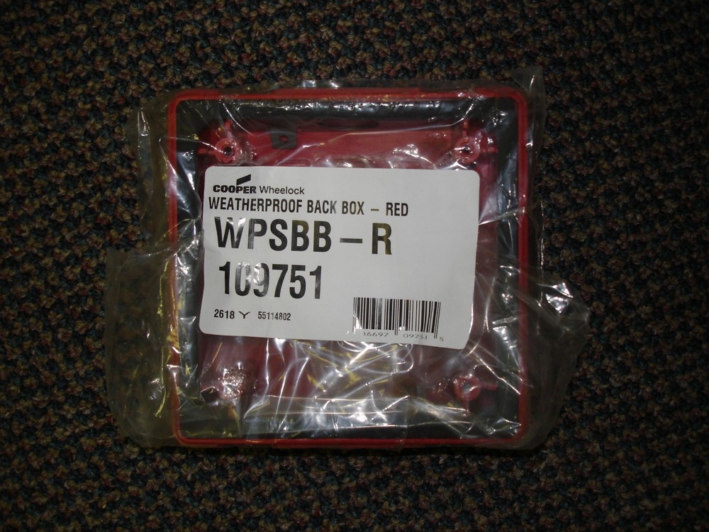 WHEELOCK WPSBB-R "NEW"