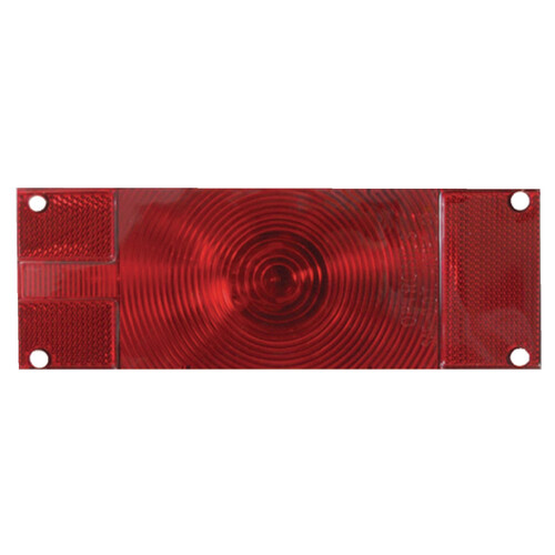 Optronics A16RBP Boat/Utility Trailer Replacement Red Tail & Side Light Lens