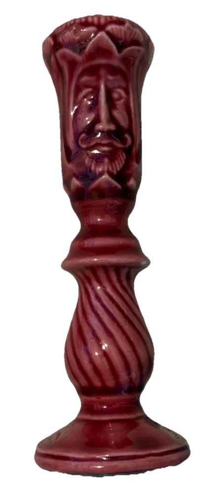 15 Piece Glossy Ceramic Chess Set Rose Colored SEE