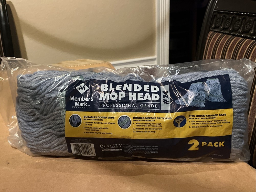 TWO PER PACK/LARGE COMMERCIAL #24 MOPHEAD Members Mark