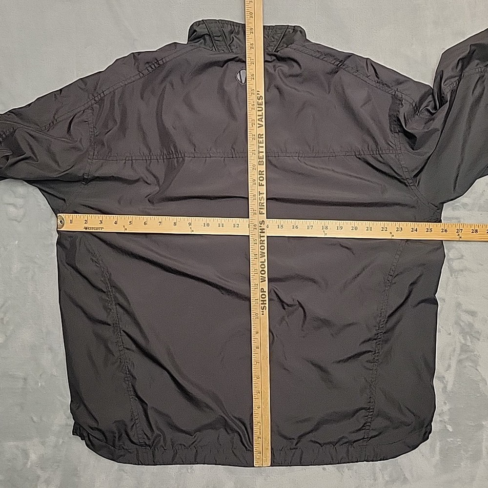 Sunice Jacket Mens Large Black Windbreaker Short Sleeve 1/2 Zip Pullover Golf