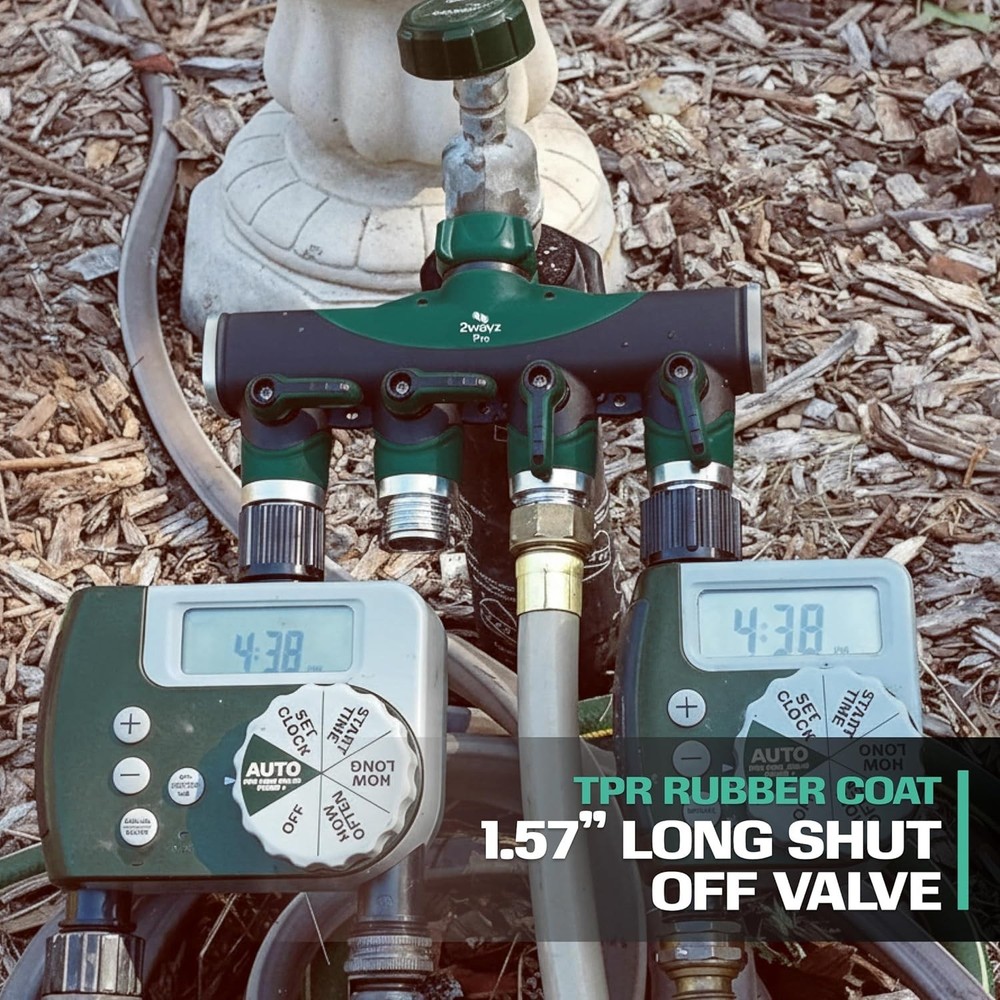 Brass Water Manifold with Shut-Off Valves