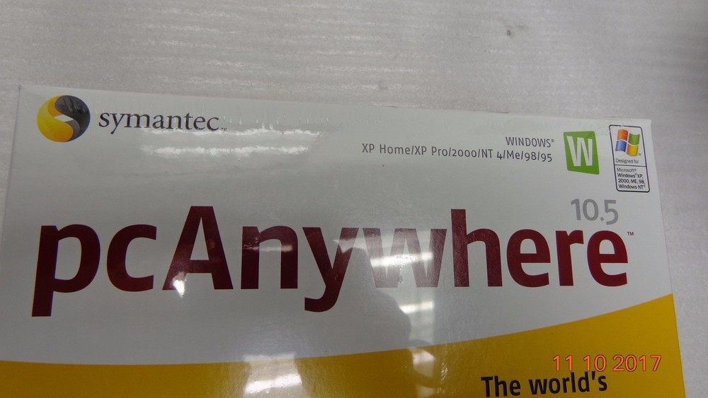 Symantec PcAnywhere 10.5 Remote Control Software for One Windows HOST NIB