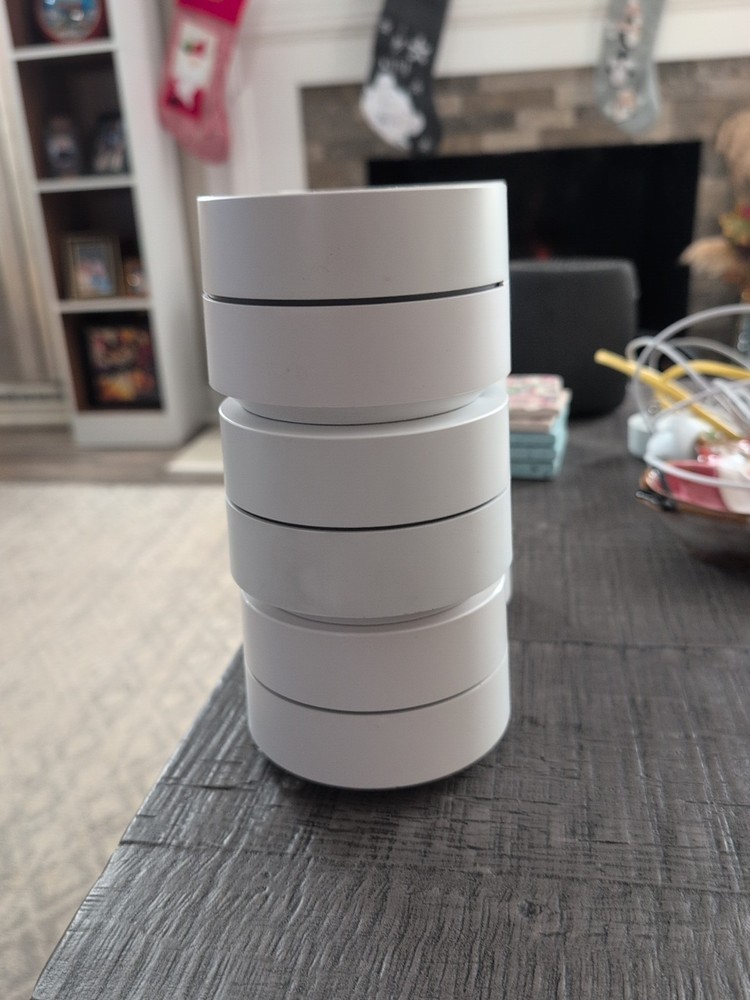 6 Google Mesh WiFi - Used Condition With Power Cords