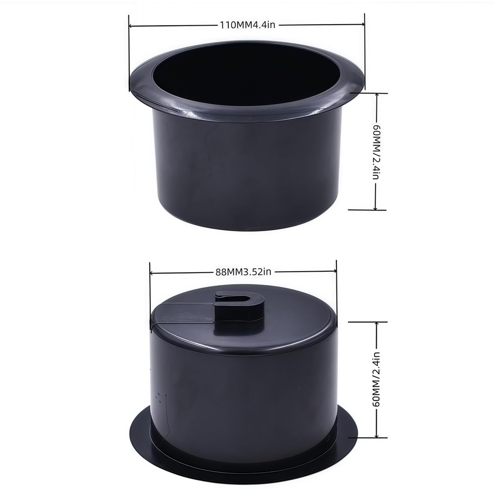 4Pcs Plastic Cup Holder Sofa Recliner Cup Holder Sofa Insert for Table, Sofa,...