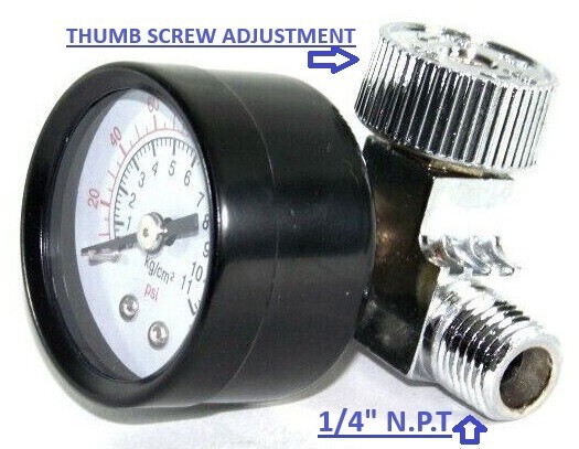 Pneumatic Air Control Compressor Pressure Gauge Regulating Regulator Valve VALEY