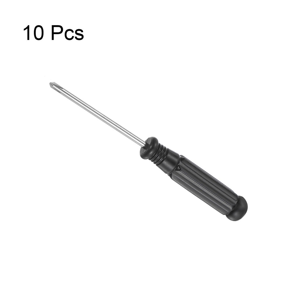 10Pack 2.5mm Mini Phillips Screwdriver with Black Handle for Small Appliances