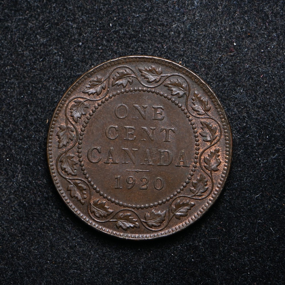 1920 Canada One Cent AU++ (cn15791)