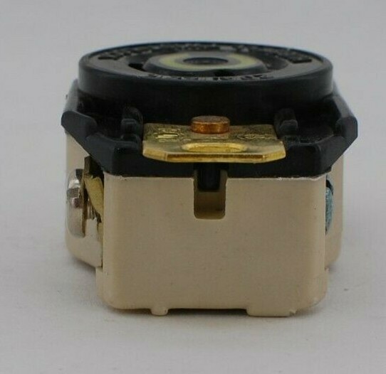 Hubbell L5-20 Black Locking Receptacle