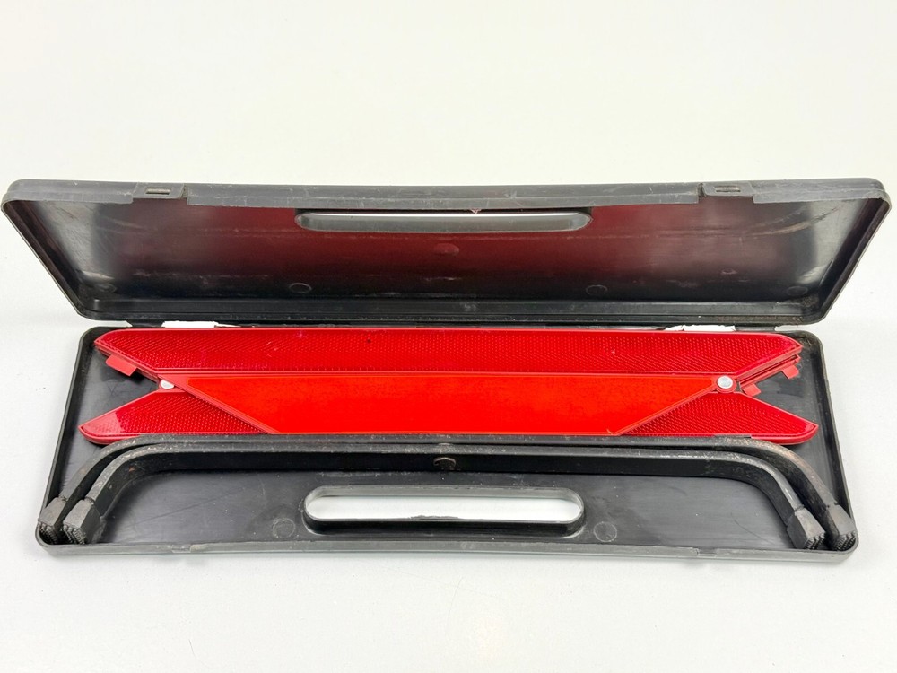 EU Car Emergency Reflective Warning Triangle TremPlastik + Case Kit