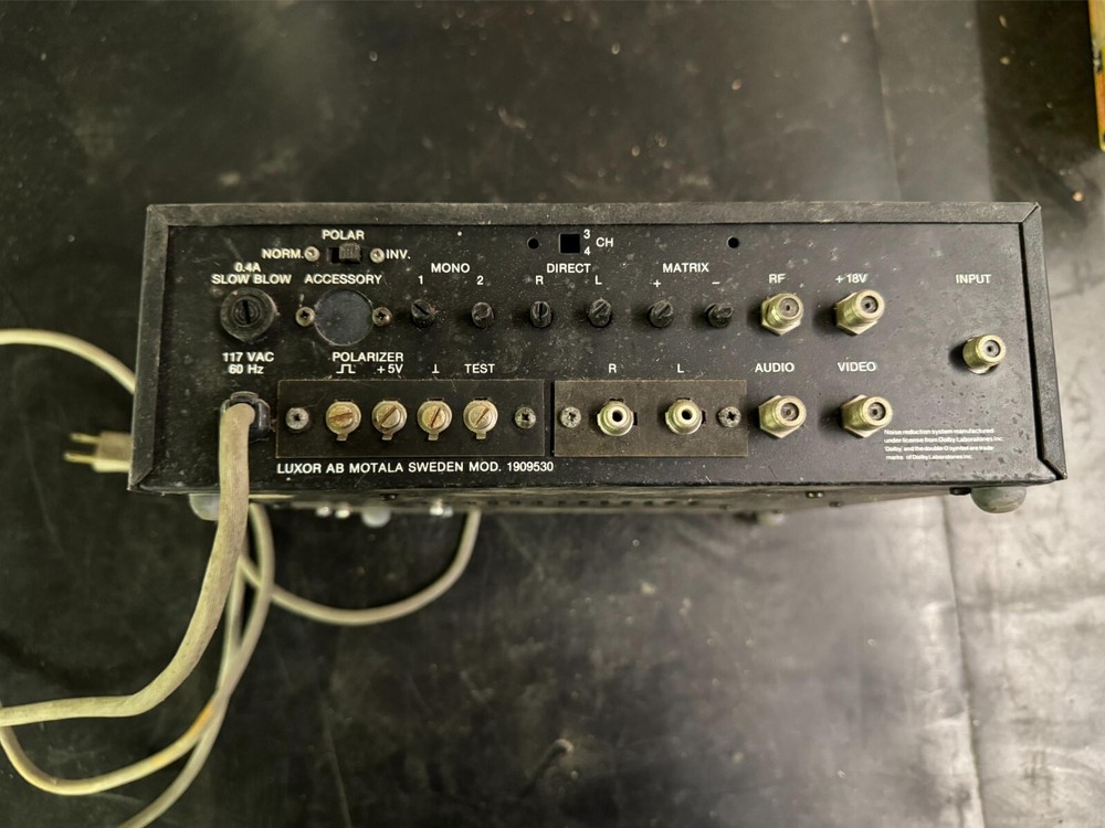 Luxor Satellite Controlled Receiver 1909530 Untested but Powers On