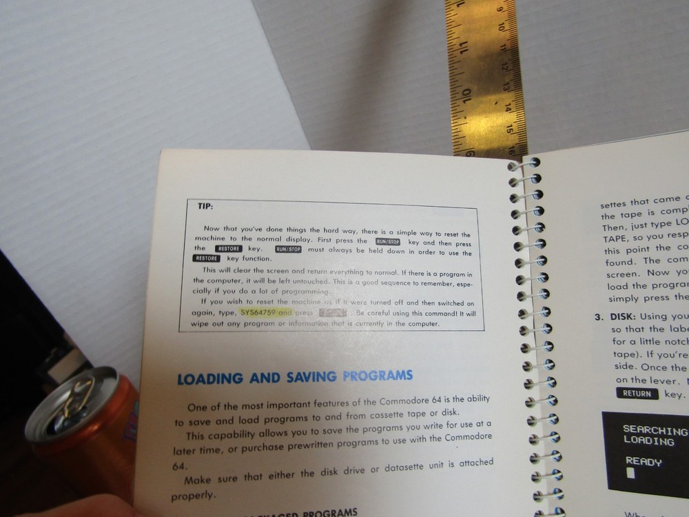 Vintage Commodore 64 User's Guide Book First Edition 1983 Users Guide 5th print