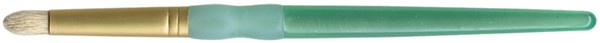Crafter's Choice White Bristle Dome Stencil Brush 1/2" Width
