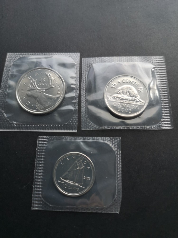 ***CANADA 2003 WP UNCIRCULATED COINS SET *** PROOF LIKE ***