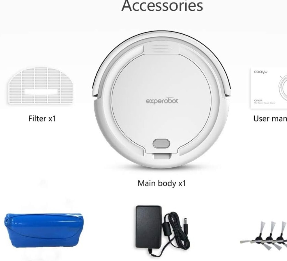 Automatic Robot Vacuum Cleaner Lithium Battery, for Floor & Carpet