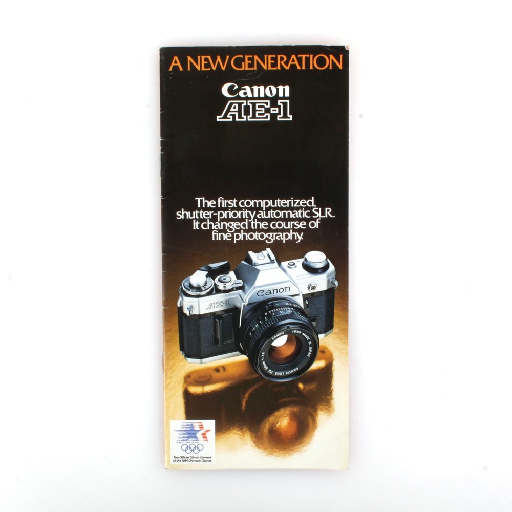 Vintage Canon AE-1 Brochure