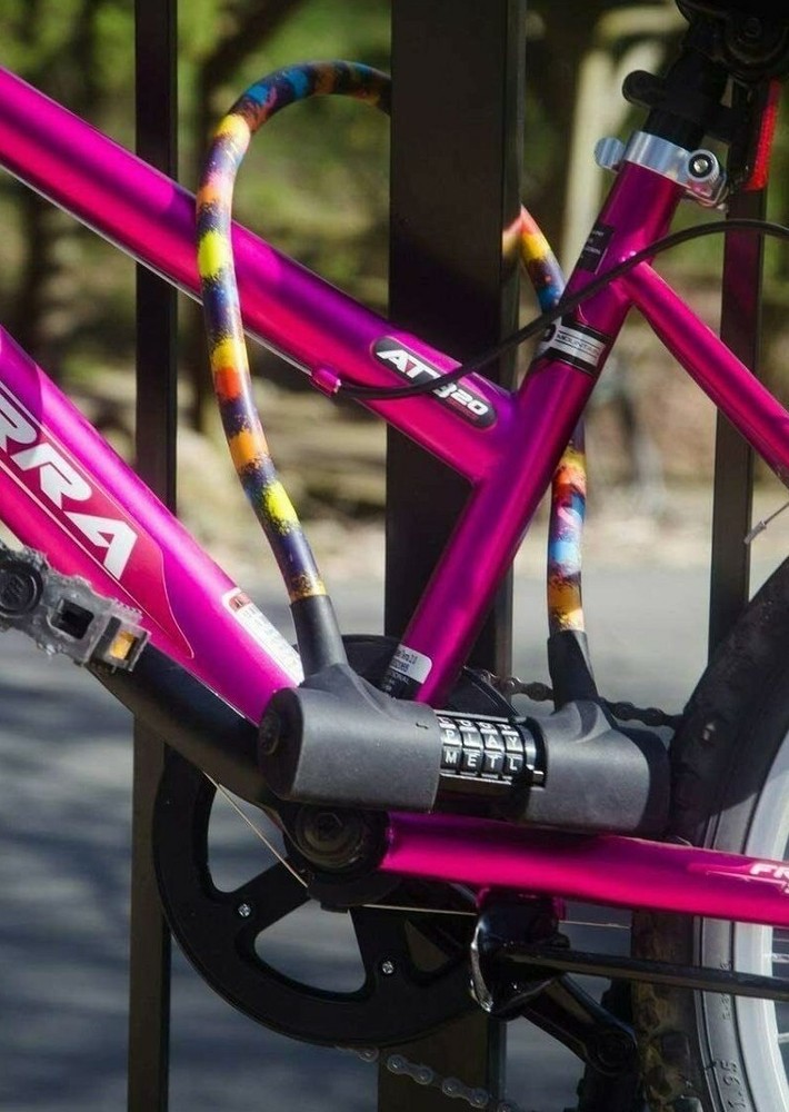 WordLock Combination Graffiti FormFlex Steel Cable Bike Lock