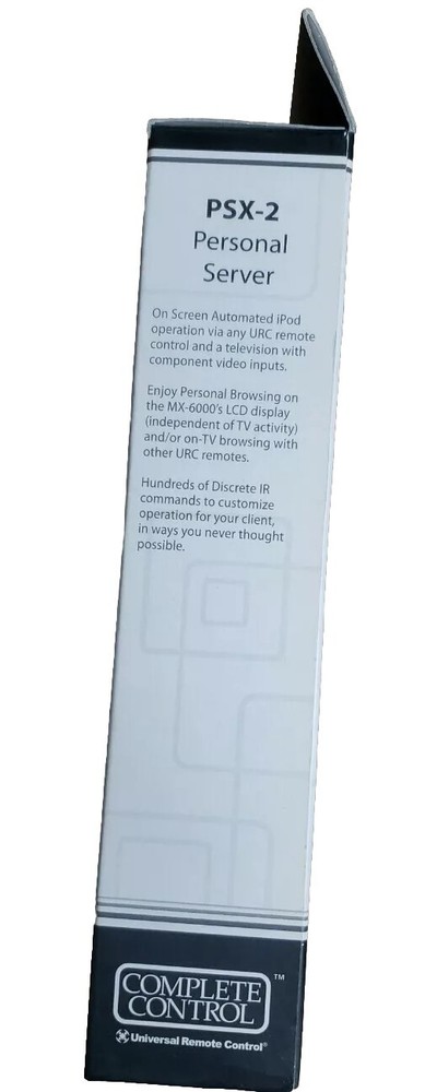 Universal Remote Control (URC) PSX-2 iPod Dock On Screen Personal Server NEW