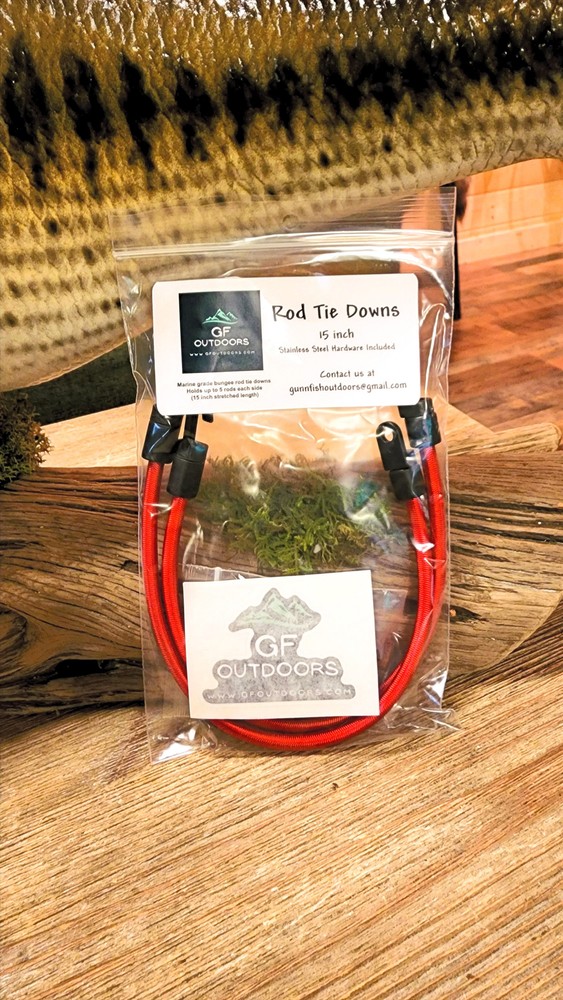 GF Outdoors Boat Rod Tie Downs
