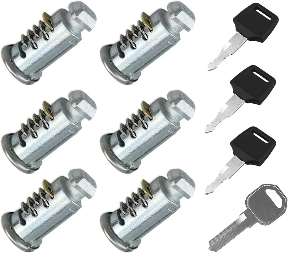 6 Pack Lock Cores Compatible with Thule One-Key System Lock Cylinders, Key Cylin