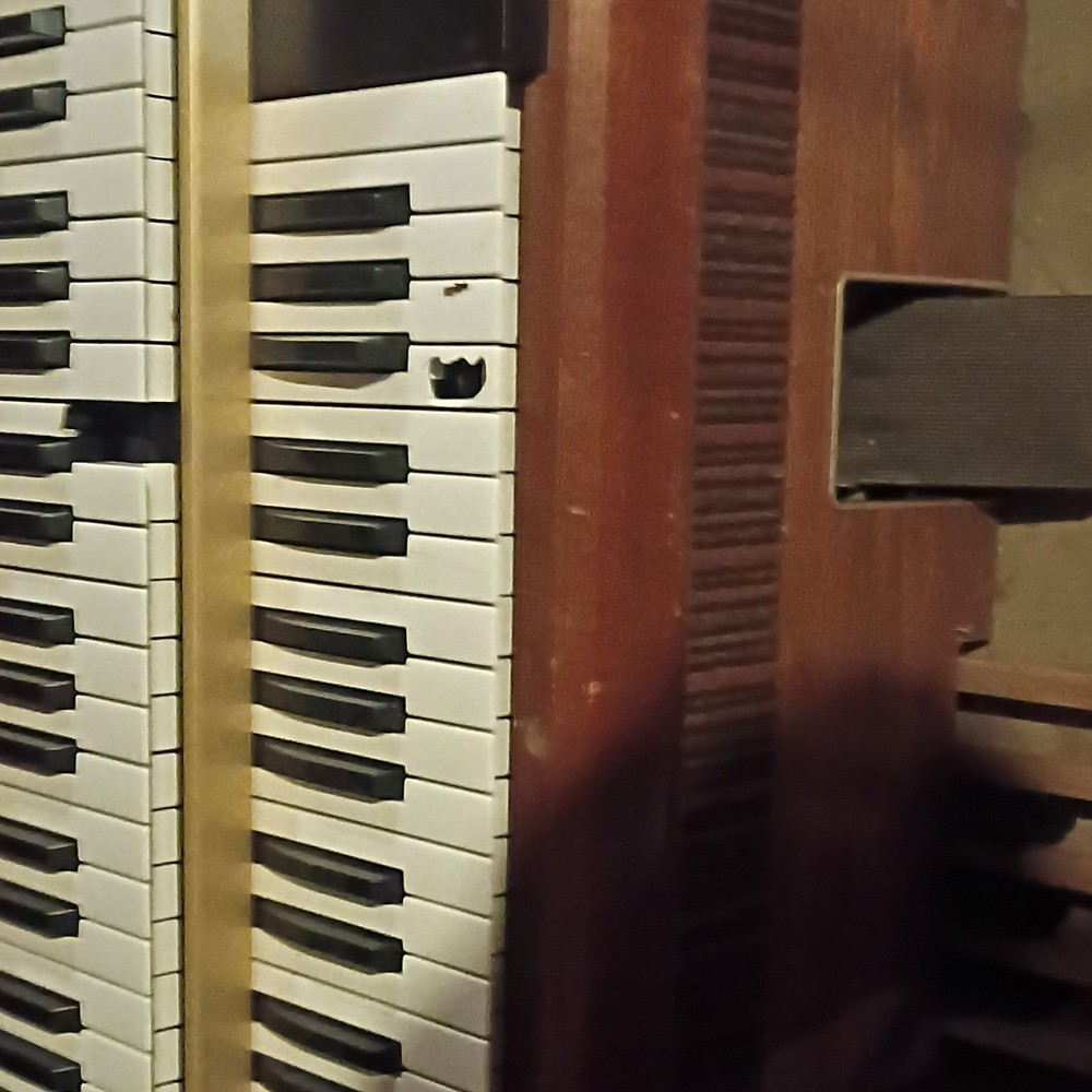 Wurlitzer Omni 2000 Electronic Keyboard Computer System Black White Brown