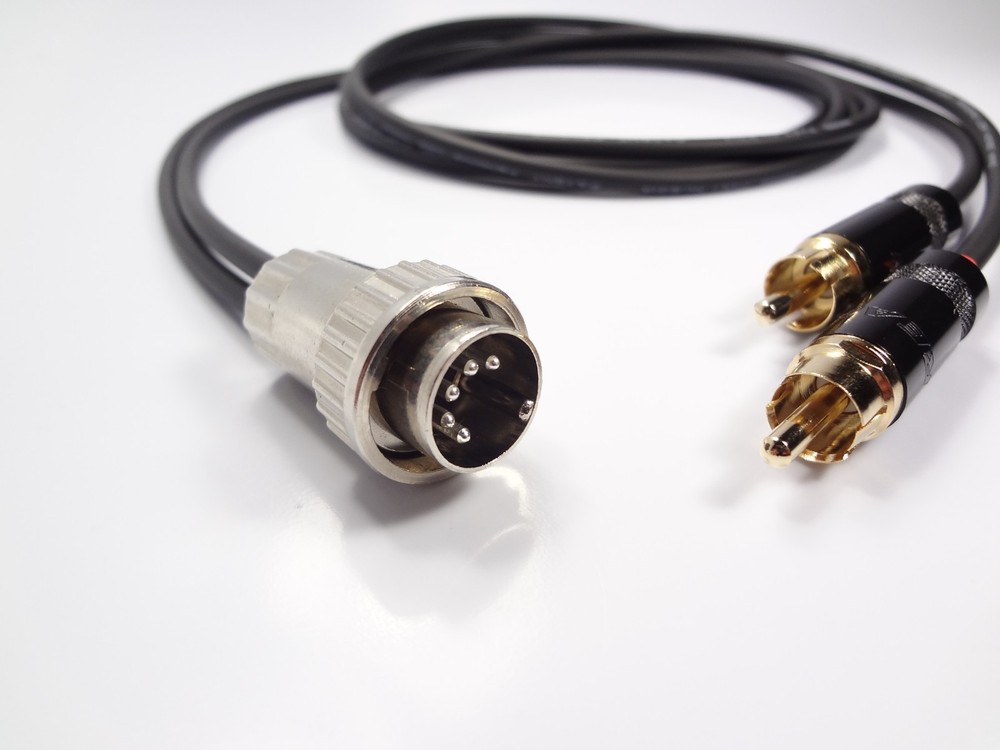 Clairmont Cable NAIM Mogami Locking 5-pin DIN Dual RCA Cable