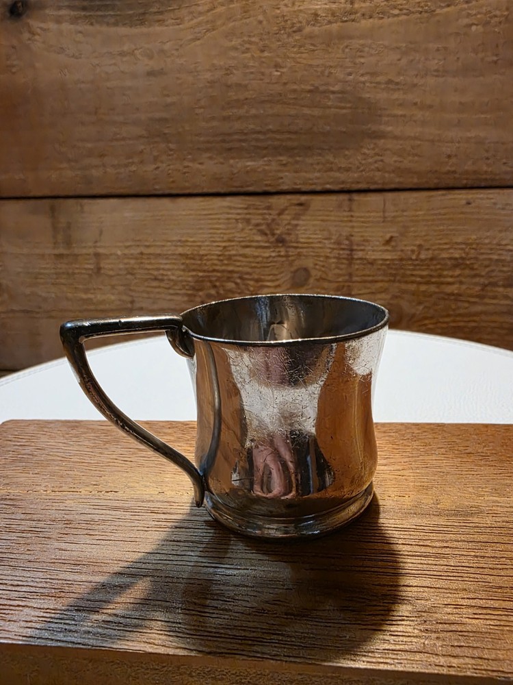 Vintage Forbes Small Silver Cup With Handle S.P. Co.