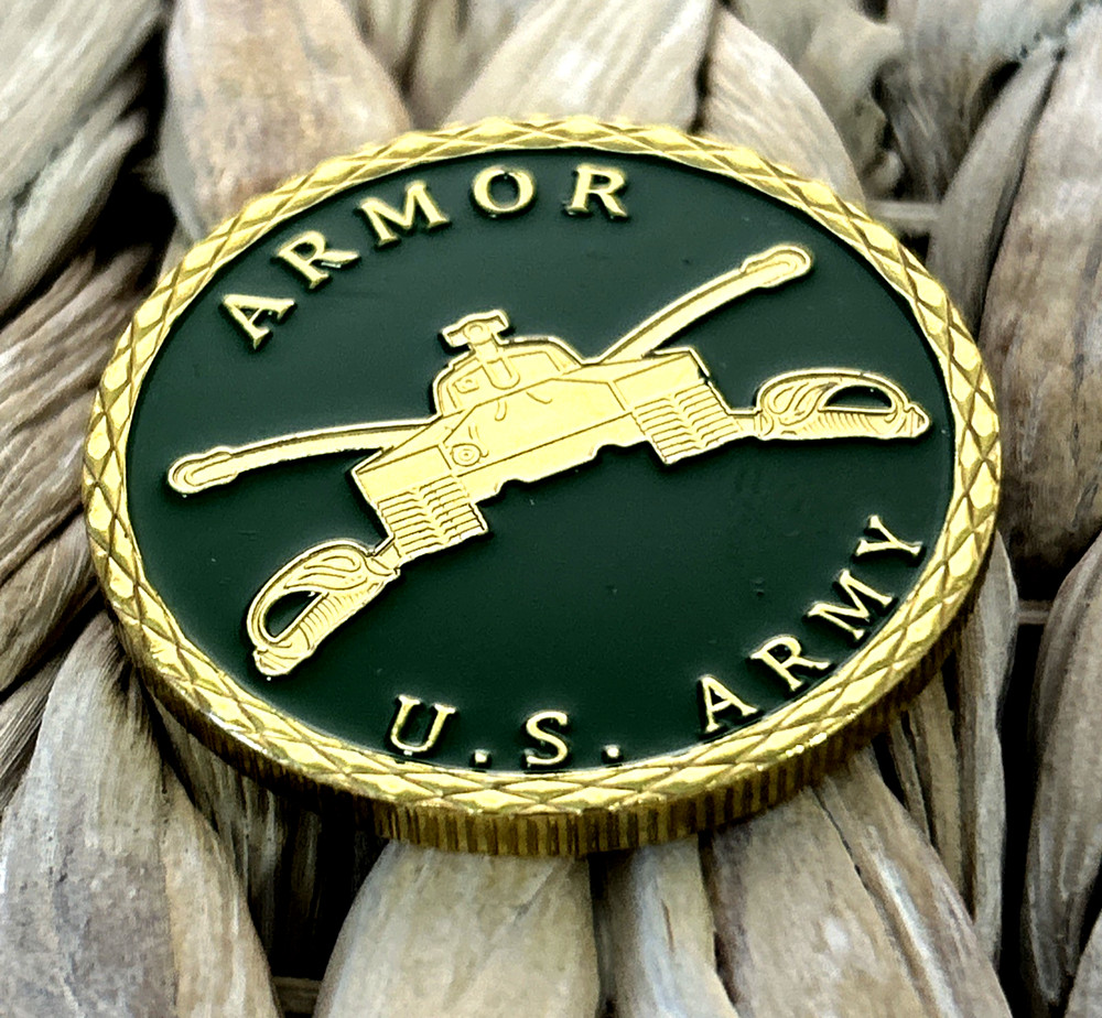 US ARMY ARMOR Challenge Coin-US Military