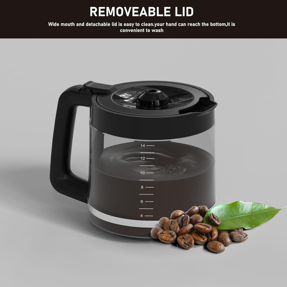14-Cup Coffee Pot Replacement Carafe Compatible with Mr. Coffee 14-Cup Programma