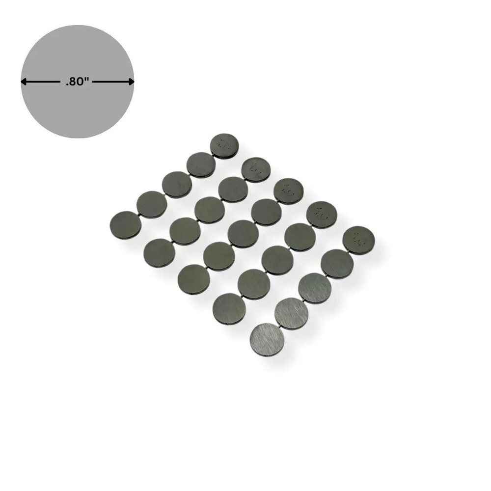 OFFROAD ANONYMOUS Tube Caps - Shape: Round, Size: 1" (Quantity: 25 Pack)