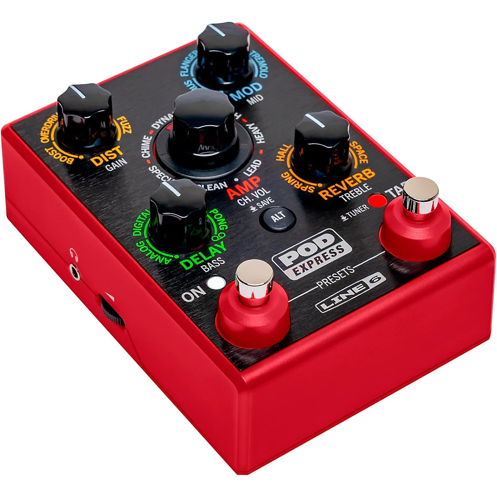 Line 6 POD Express Guitar Effects Processor Red