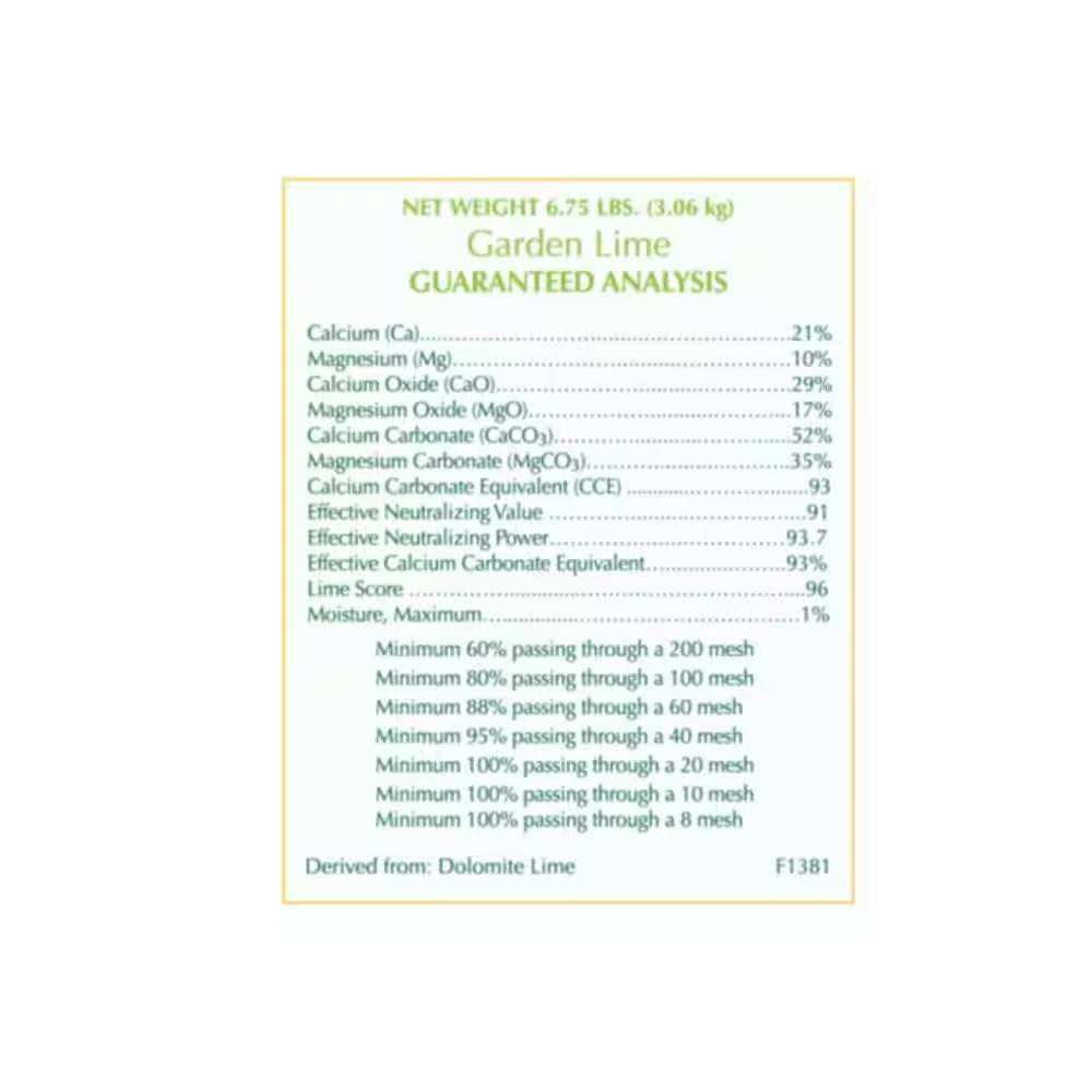 5 Lb. Organic Garden Lime