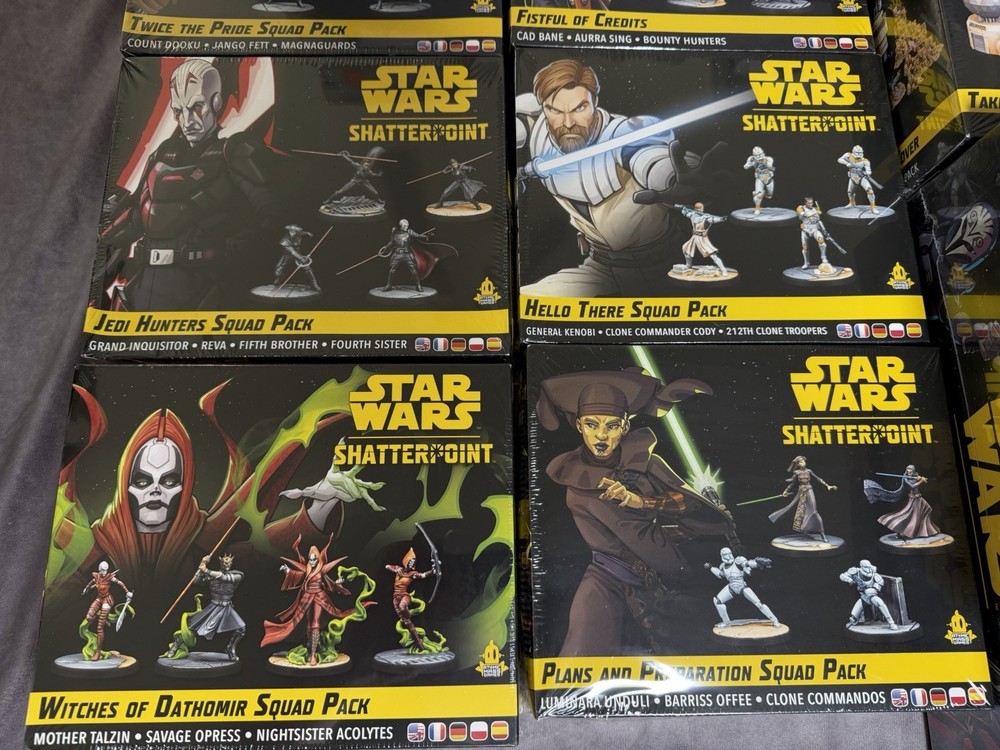 Star Wars Shatterpoint Tabletop Game Lot