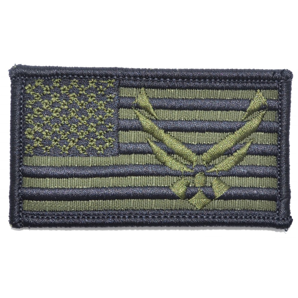 USA Flag with Superimposed US Air Force Emblem - 2x3.5 Patch