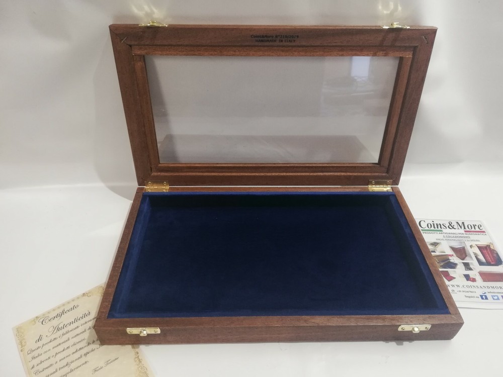 Wood Display Case For Knives Coins