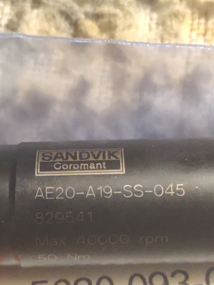 Sandvik Indexable Steel Threaded Holder For Replacement Tips AE20-A19-SS-045
