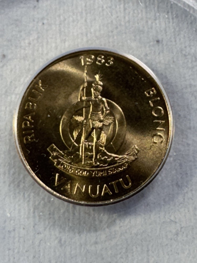 1983 Vanuatu 2 Vatu Graded MS 67 by ANACS