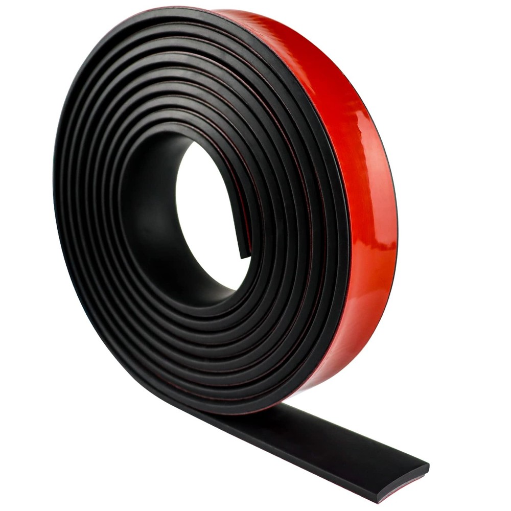 Self Adhesive Solid Neoprene Rubber Strips for DIY Gaskets Crafts Pads