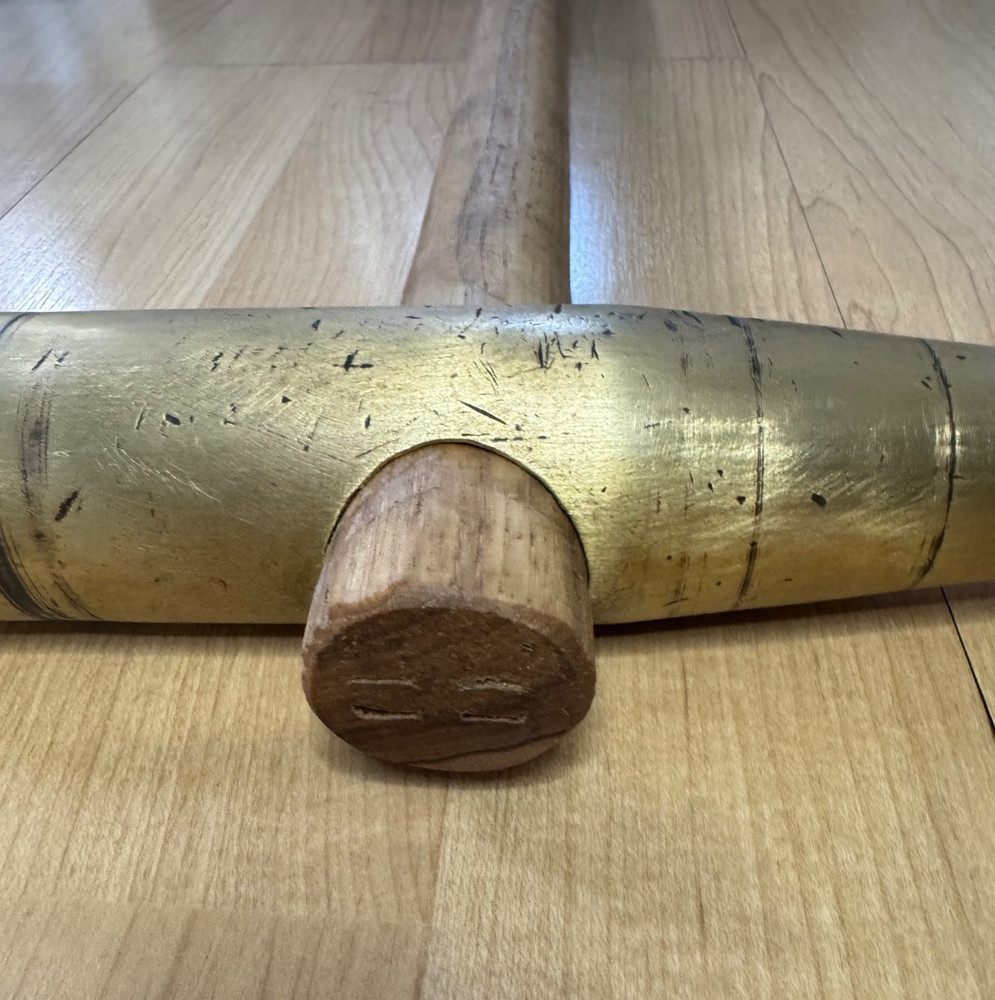 Unique Solid Brass Drift / Setting Hammer 6.5 lb Head American Hickory Handle