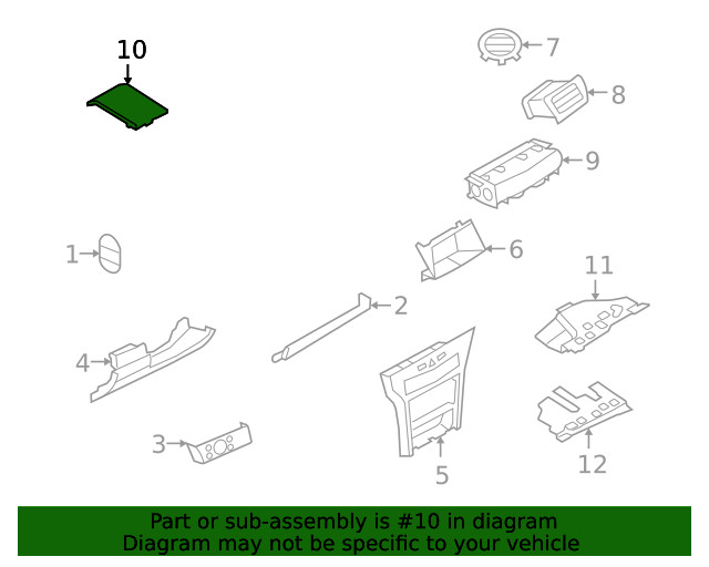Genuine GM Speaker Grille 13148940