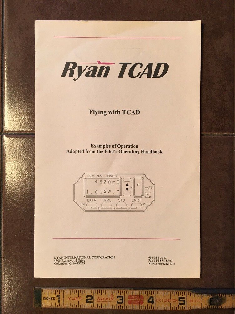 Ryan TCAD "Flying with TCAD" Booklet