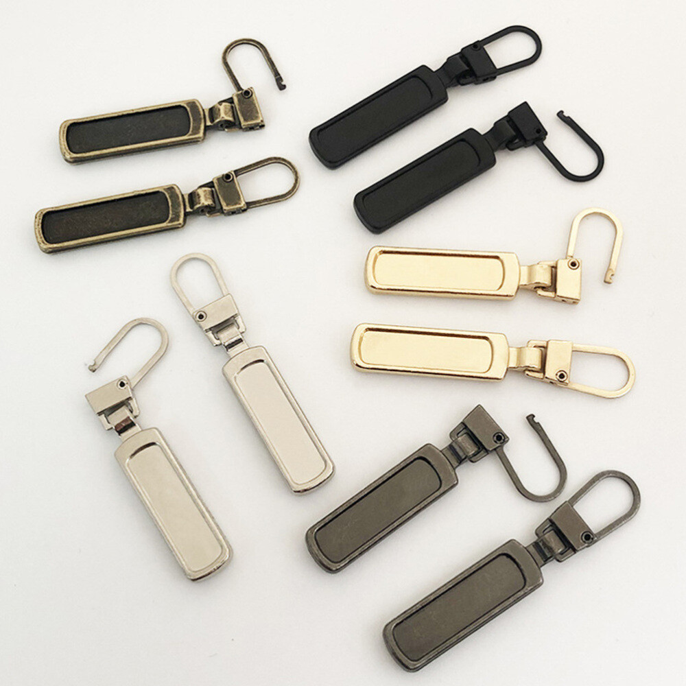 10Pcs Detachable Zipper Pull Alloy Backpacks Pulls Jackets Zippers Pulls
