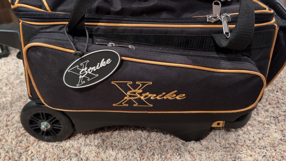 X STRIKE 2 BALL BOWLING BAG (( Read))