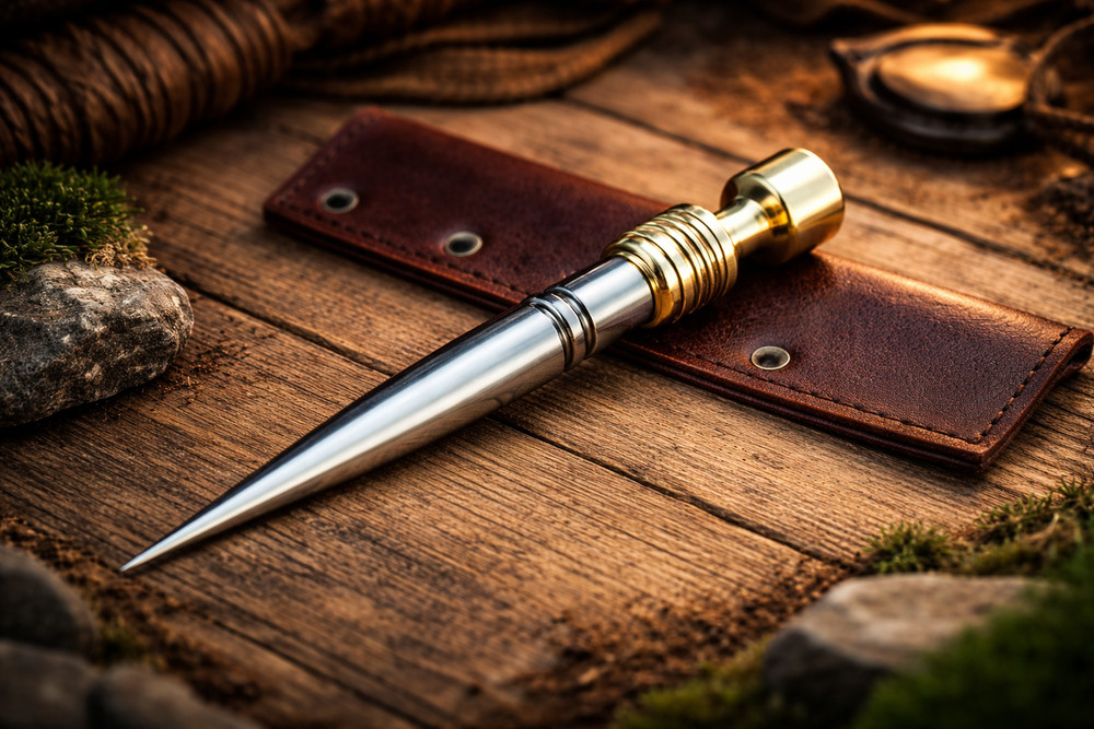 Marlin Spike Multifunctional EDC Brass Paracord Tool, Essential Tool