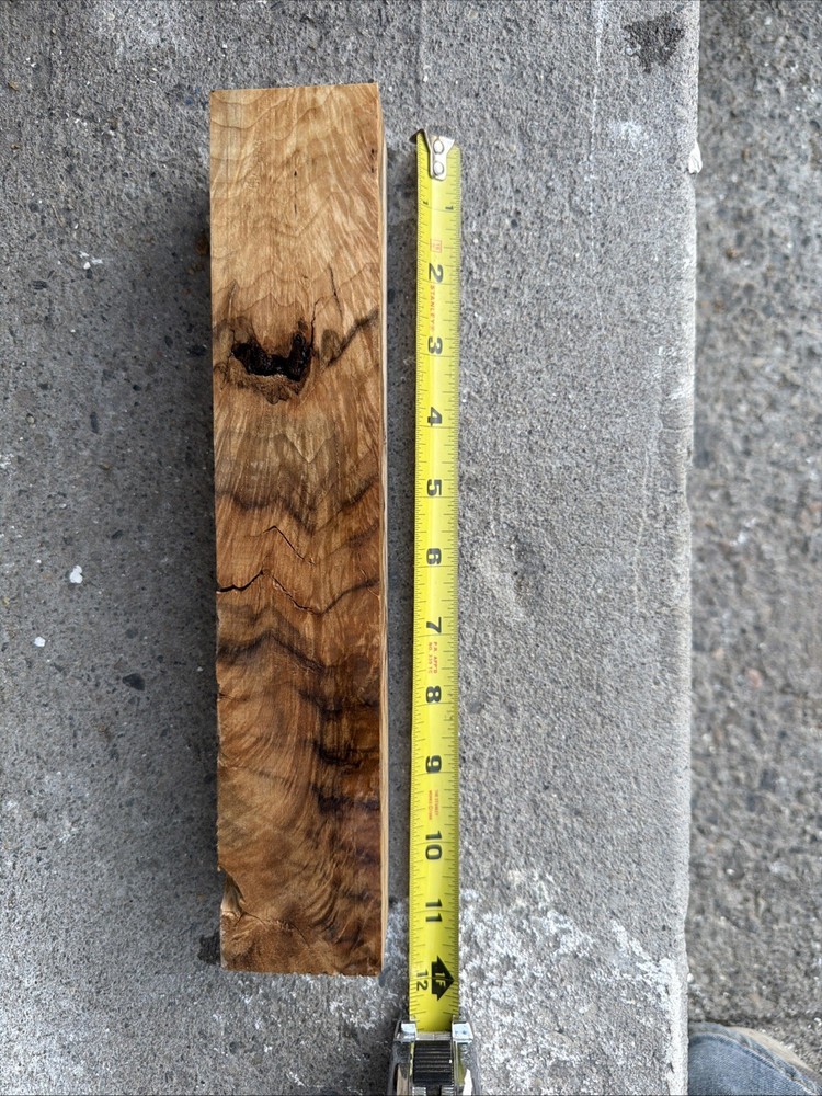 English Walnut Handle Blank Billet Figured A15