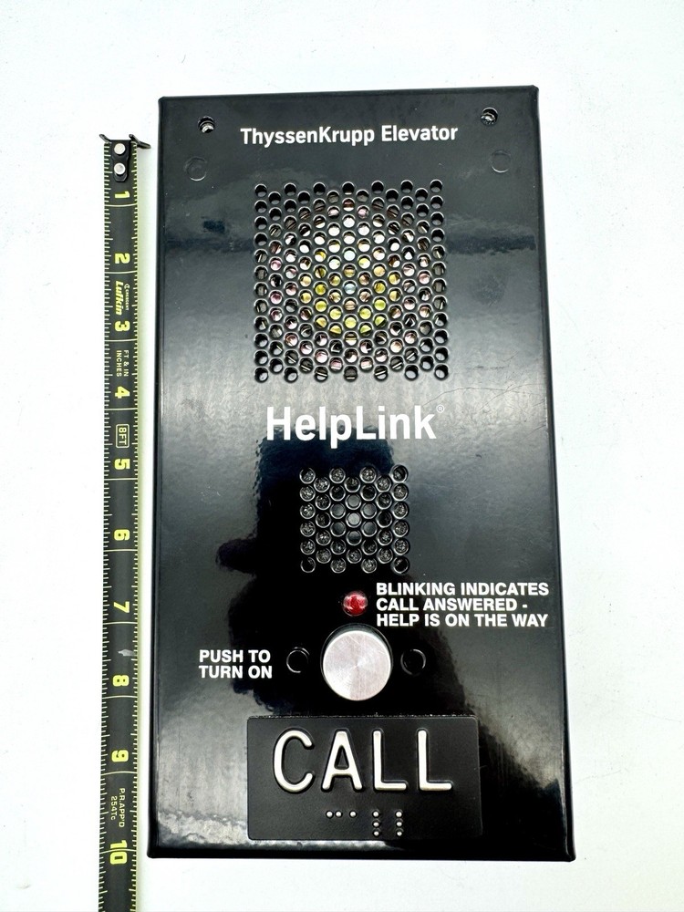 Thyssenkrupp Elevator Emergency Call Box - Helplink