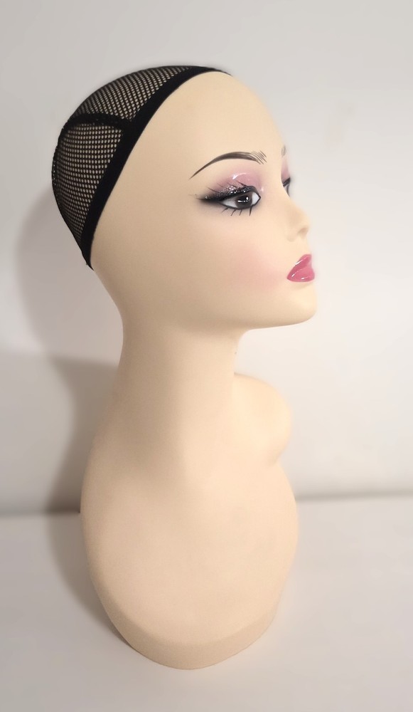 Mannequin Head Shoulder Display Beige
