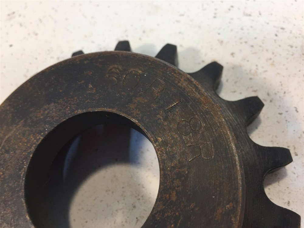 Martin 60B18R Roller Chain Sprocket - 1 1/2" Bore