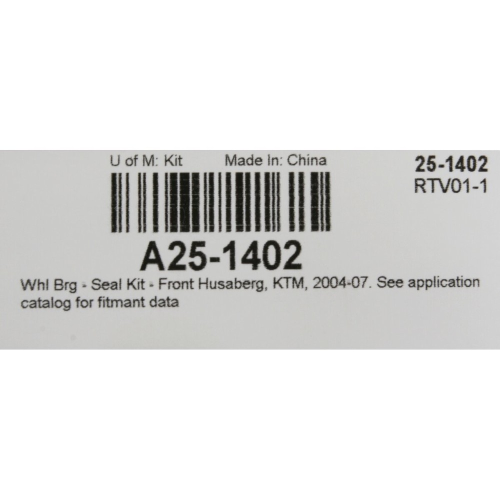 Moose Front Wheel Bearing Kit - A25-1402