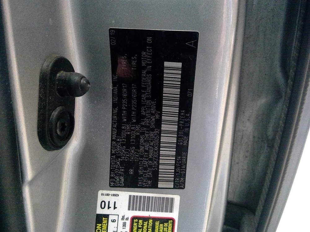 Network Gateway Control Module Right Hand Dash Fits 18-20 SIENNA 89111-08020